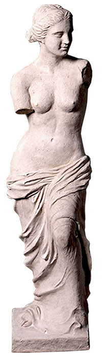 Resin Venus De Milo Roman Stone Finish